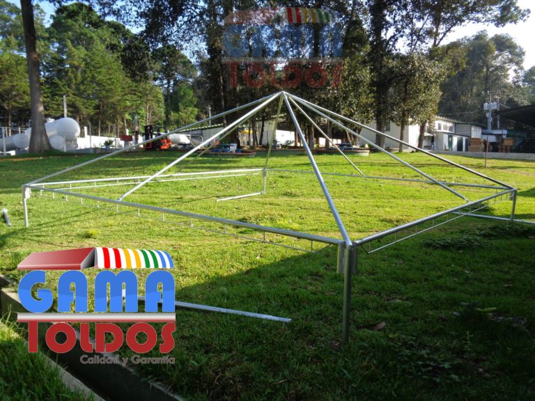 toldo 6x6 con paredes