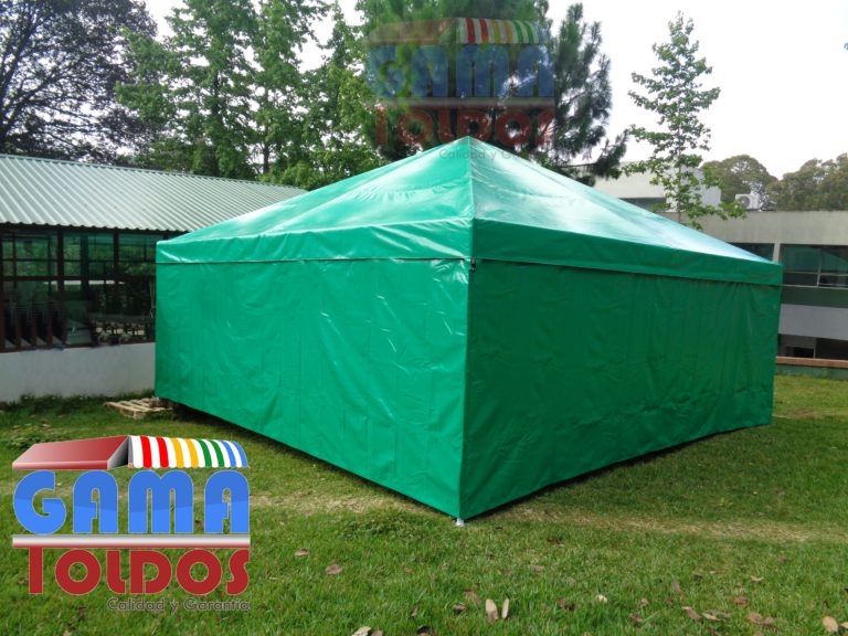 toldo con paredes